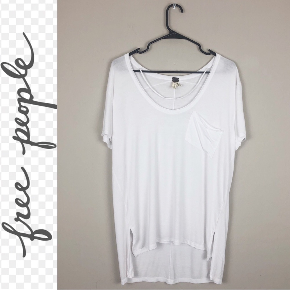 NWOT free people , we the free plain white t shirt